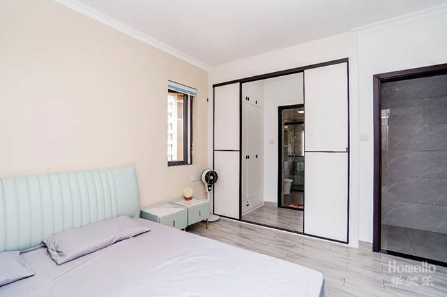 126㎡三居，現(xiàn)代風(fēng)客餐廳+簡約風(fēng)臥室，締造高級的生活儀式感